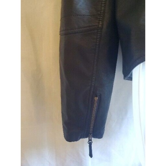 David's Bridal faux leather just married jacket - Picture 7 of 11